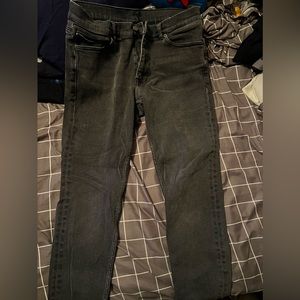 Dr.Denim jeans dusk Clark slim jean. Washed black.